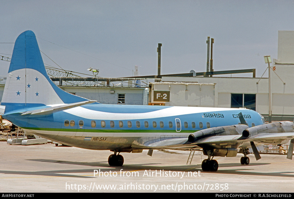 Aircraft Photo of HR-SAV | Lockheed L-188A Electra | SAHSA Carga - Servicio Aereo de Honduras | AirHistory.net #72858