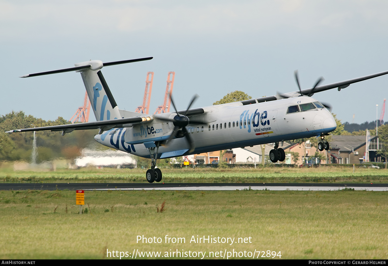 Aircraft Photo of G-JECI | Bombardier DHC-8-402 Dash 8 | Flybe - British European | AirHistory.net #72894