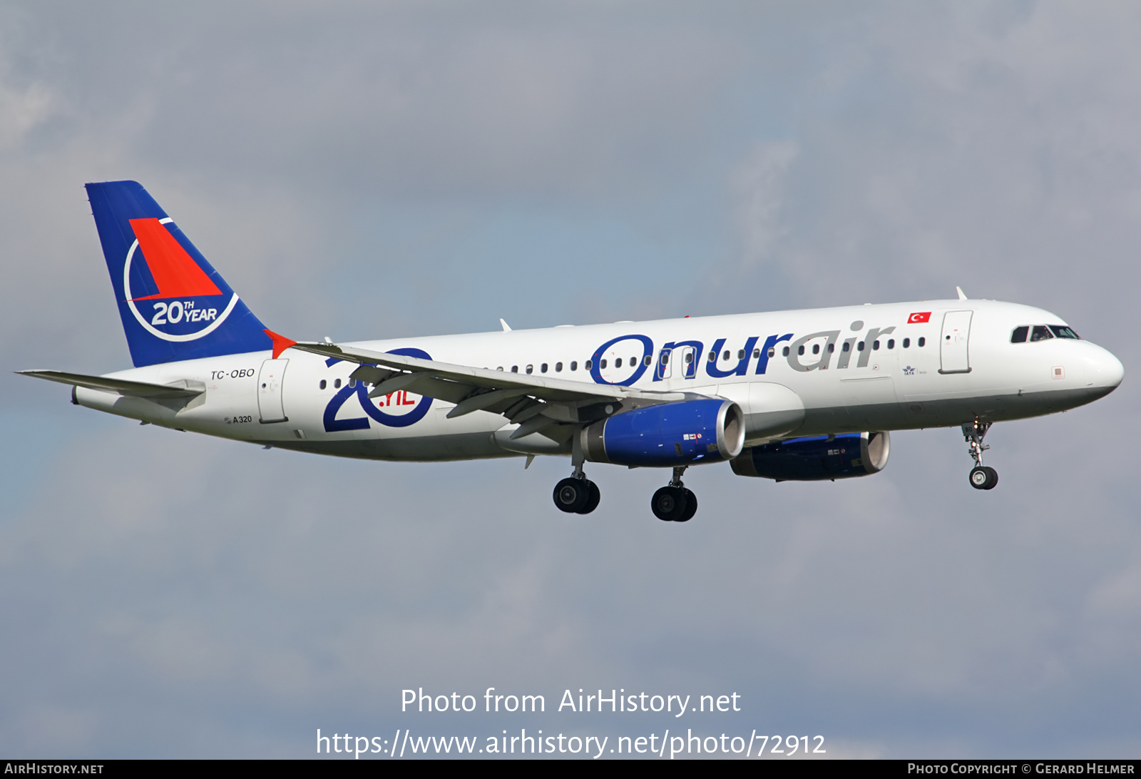 Aircraft Photo of TC-OBO | Airbus A320-232 | Onur Air | AirHistory.net #72912