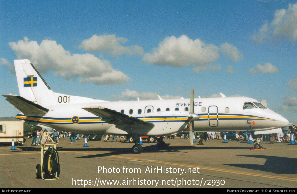 Aircraft Photo of 100001 | Saab Tp100 (340B) | Sweden - Air Force | AirHistory.net #72930