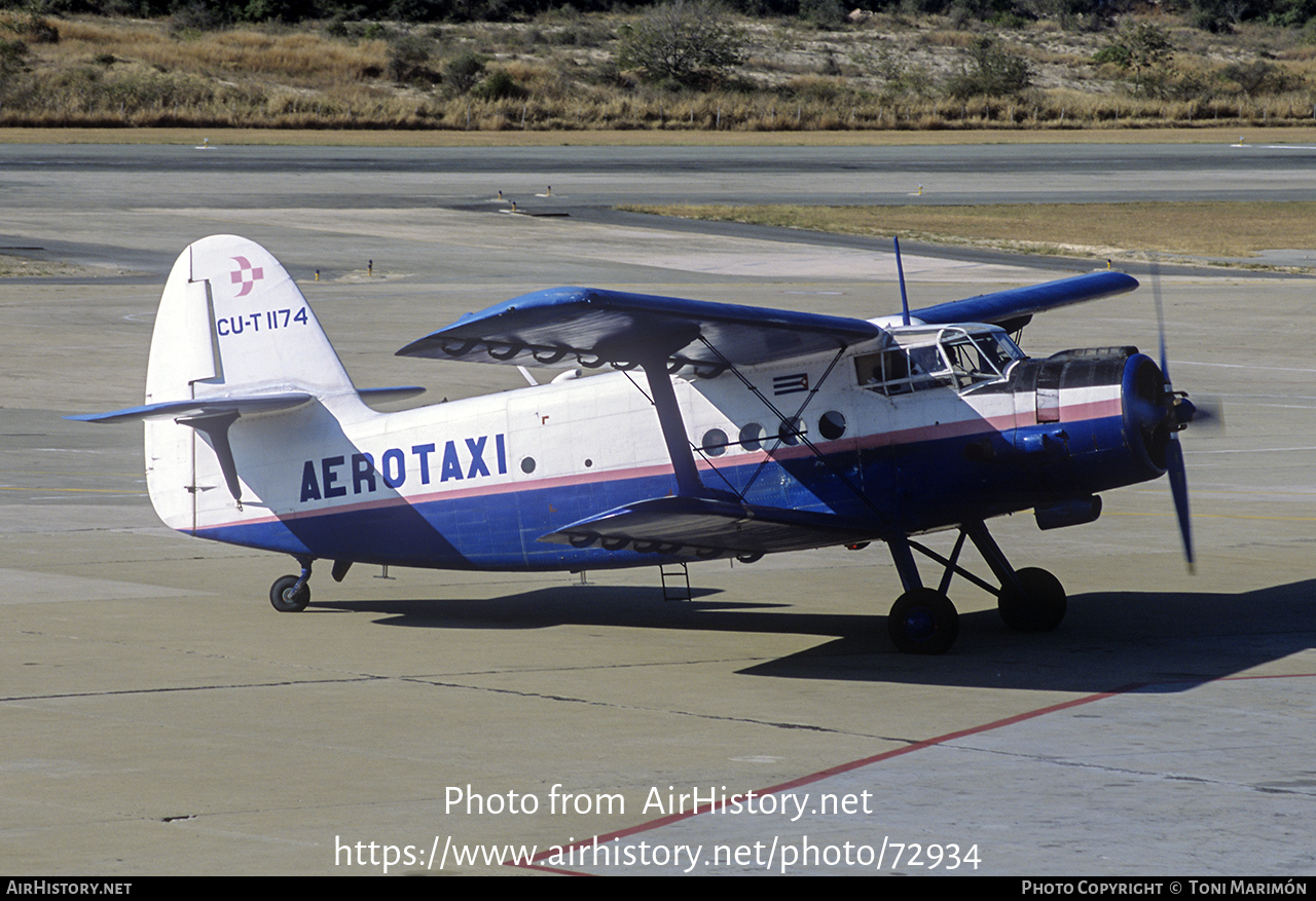 Aircraft Photo of CU-T1174 | Antonov An-2R | Aerotaxi | AirHistory.net #72934