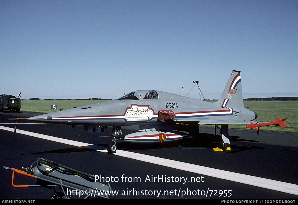 Aircraft Photo of K-3014 | Canadair NF-5A | Netherlands - Air Force | AirHistory.net #72955