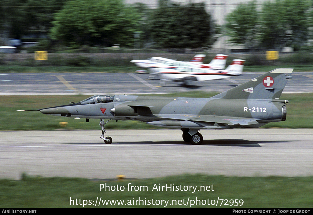 Aircraft Photo of R-2112 | Dassault Mirage IIIRS | Switzerland - Air Force | AirHistory.net #72959