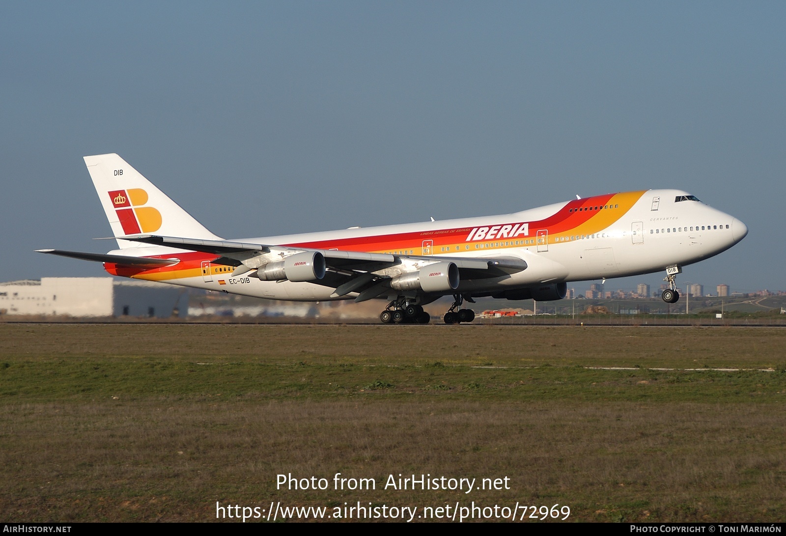 Aircraft Photo of EC-DIB | Boeing 747-256B | Iberia | AirHistory.net #72969