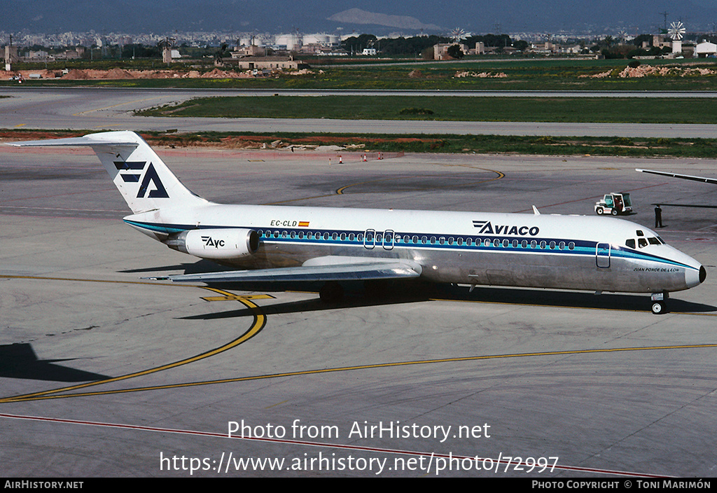 Aircraft Photo of EC-CLD | McDonnell Douglas DC-9-32 | Aviaco | AirHistory.net #72997