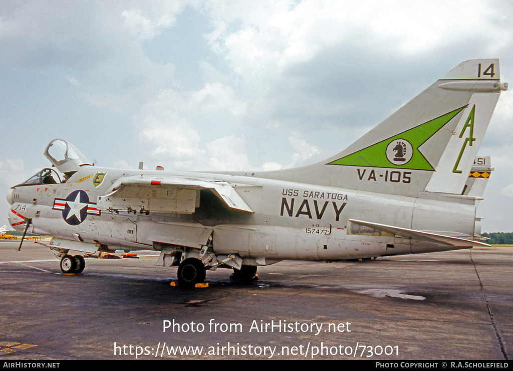 Aircraft Photo of 157477 | LTV A-7E Corsair II | USA - Navy | AirHistory.net #73001