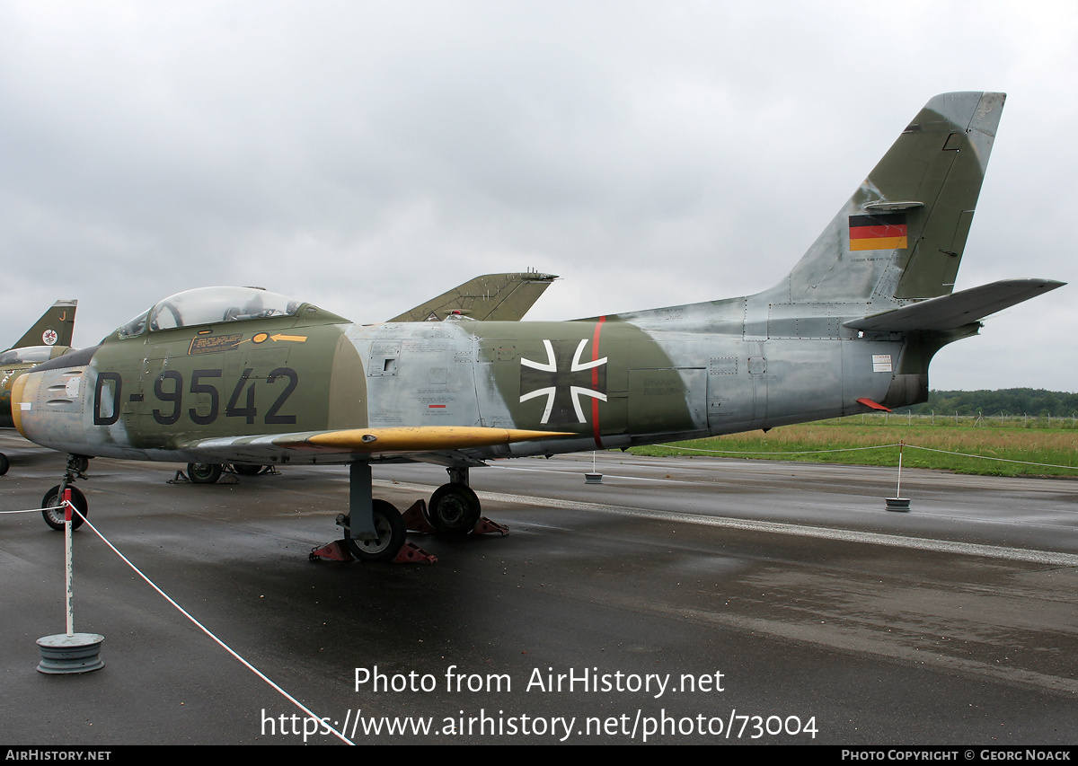 Aircraft Photo of D-9542 | Canadair CL-13B Sabre 6 | Germany - Air Force | AirHistory.net #73004