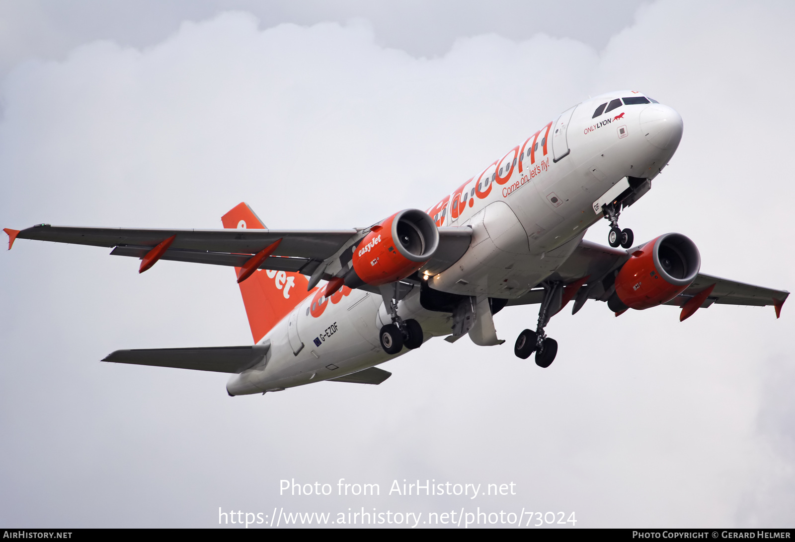 Aircraft Photo of G-EZDF | Airbus A319-111 | EasyJet | AirHistory.net #73024