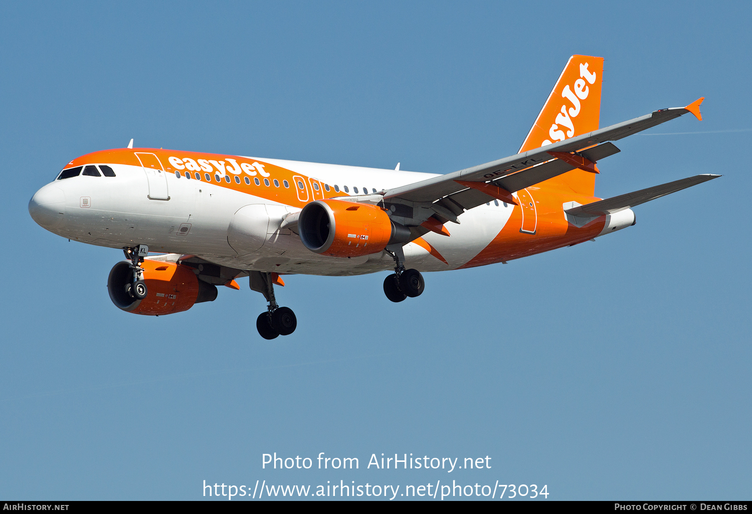 Aircraft Photo of OE-LKL | Airbus A319-111 | EasyJet | AirHistory.net #73034