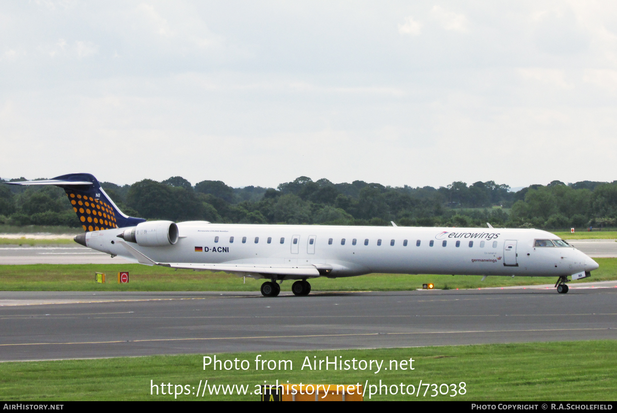 Aircraft Photo of D-ACNI | Bombardier CRJ-900LR NG (CL-600-2D24) | Eurowings | AirHistory.net #73038