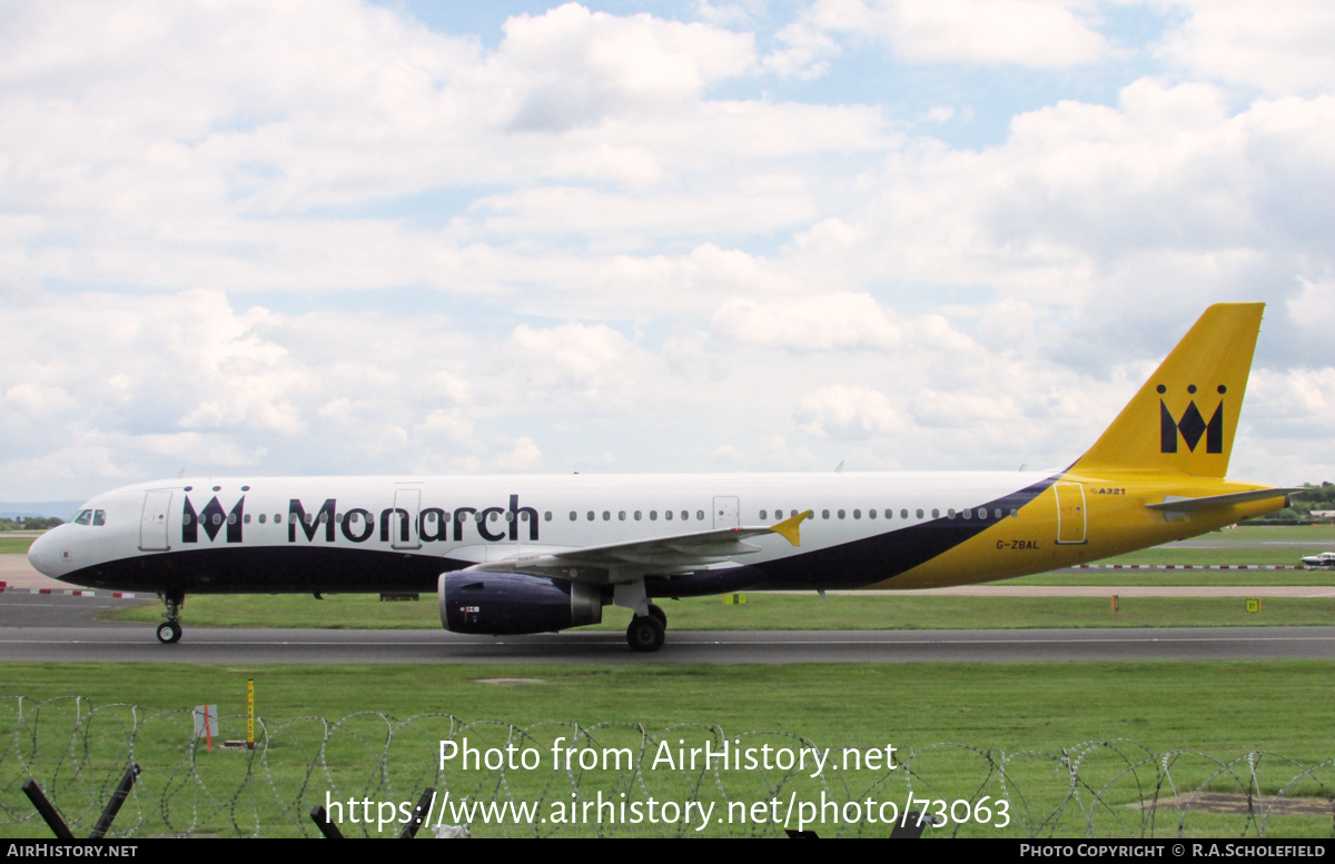 Aircraft Photo of G-ZBAL | Airbus A321-231 | Monarch Airlines | AirHistory.net #73063