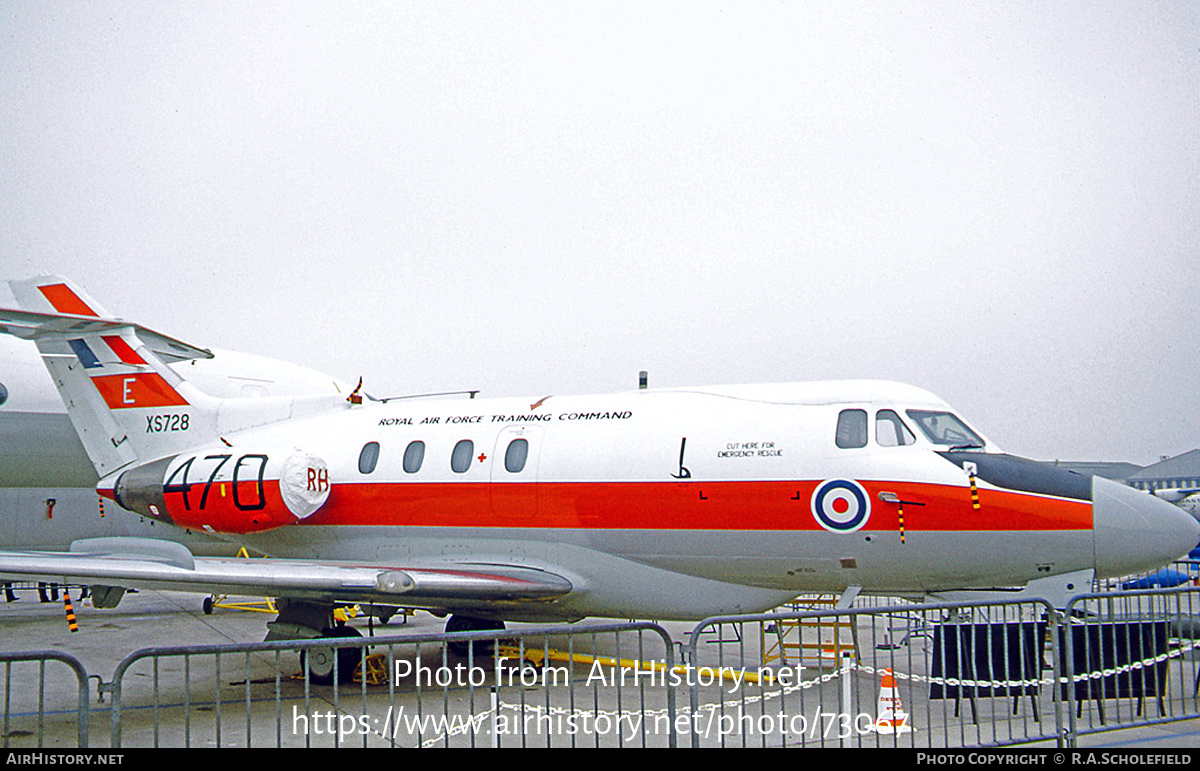 Aircraft Photo of XS728 | Hawker Siddeley HS-125-2 Dominie T1 | UK - Air Force | AirHistory.net #73067