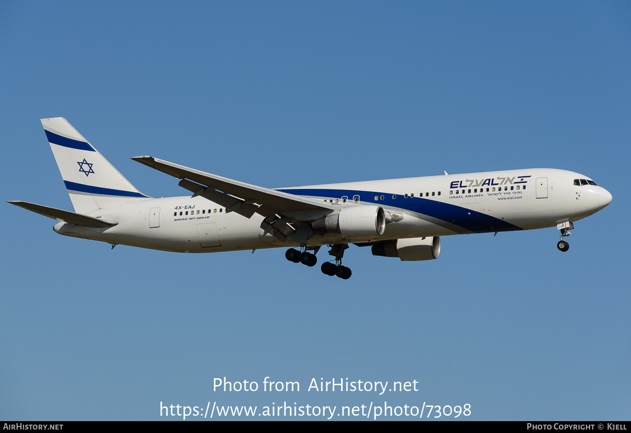 Aircraft Photo of 4X-EAJ | Boeing 767-330/ER | El Al Israel Airlines | AirHistory.net #73098