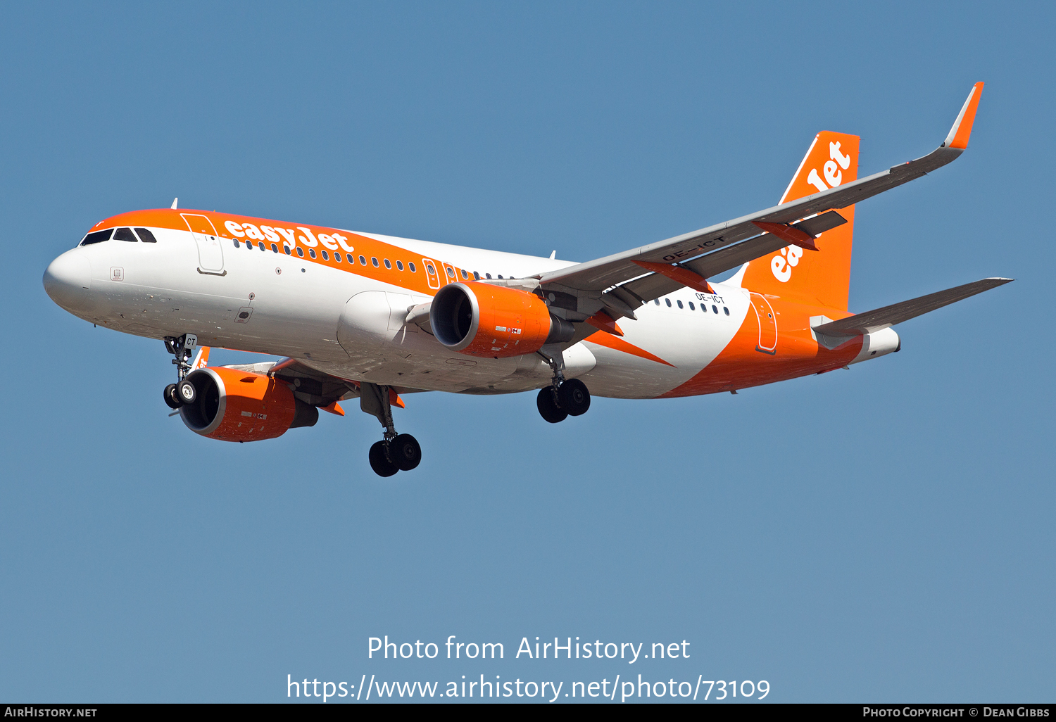 Aircraft Photo of OE-ICT | Airbus A320-214 | EasyJet | AirHistory.net #73109