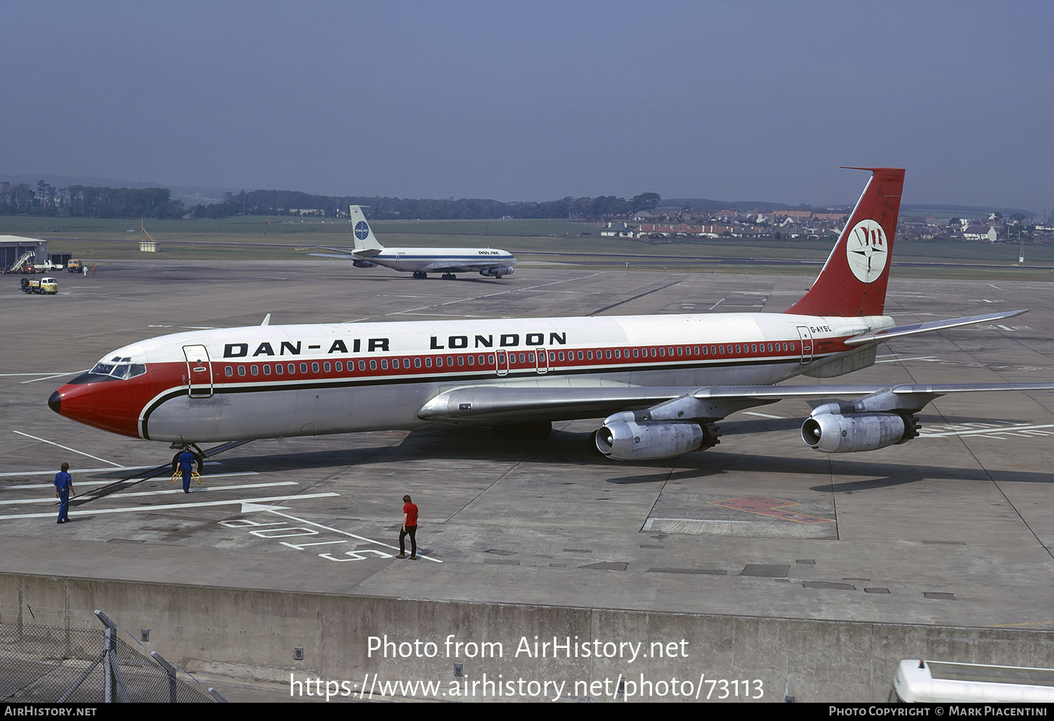 Aircraft Photo of G-AYSL | Boeing 707-321 | Dan-Air London | AirHistory.net #73113