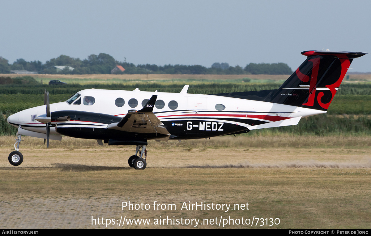 Aircraft Photo of G-MEDZ | Beech B200 Super King Air | Zeusch Aviation | AirHistory.net #73130