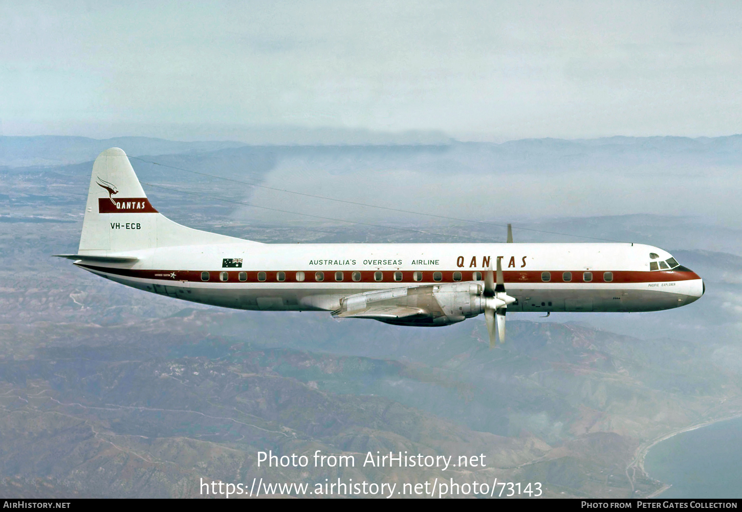 Aircraft Photo of VH-ECB | Lockheed L-188C Electra | Qantas | AirHistory.net #73143