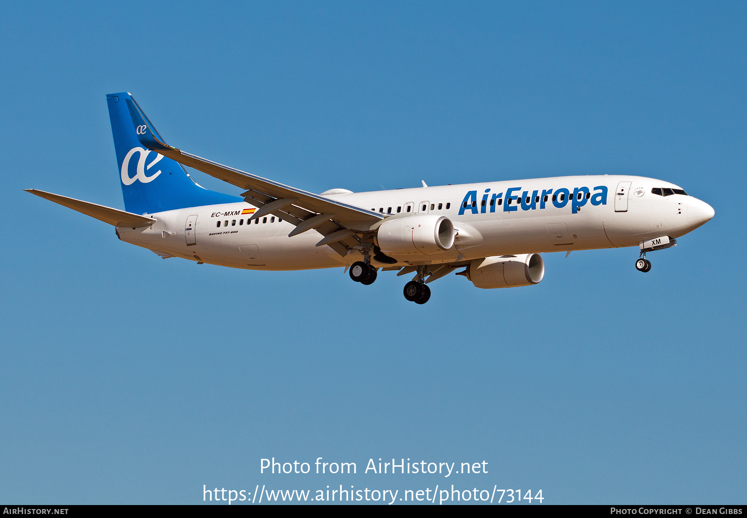 Aircraft Photo of EC-MXM | Boeing 737-800 | Air Europa | AirHistory.net #73144