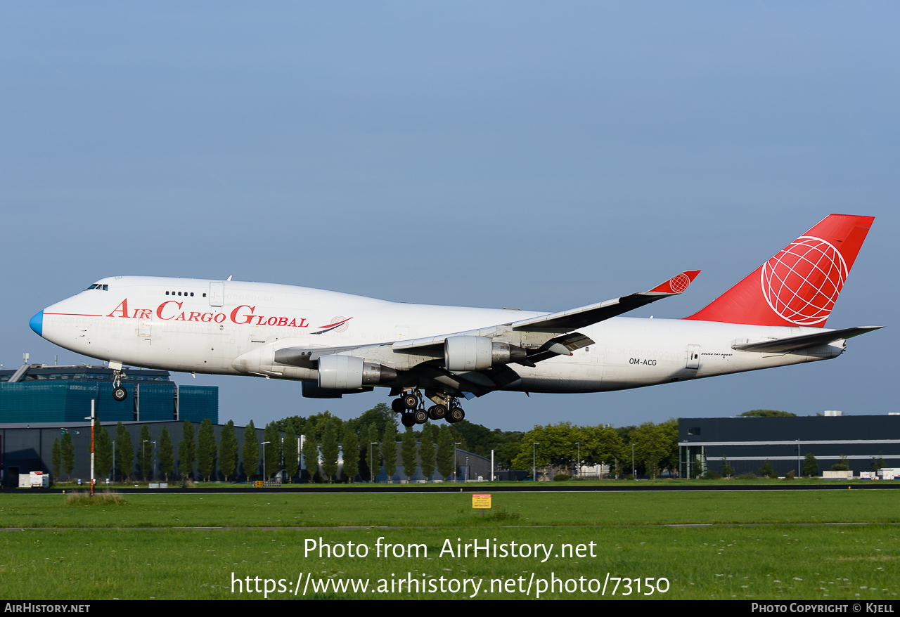 Aircraft Photo of OM-ACG | Boeing 747-409F/SCD | Air Cargo Global | AirHistory.net #73150