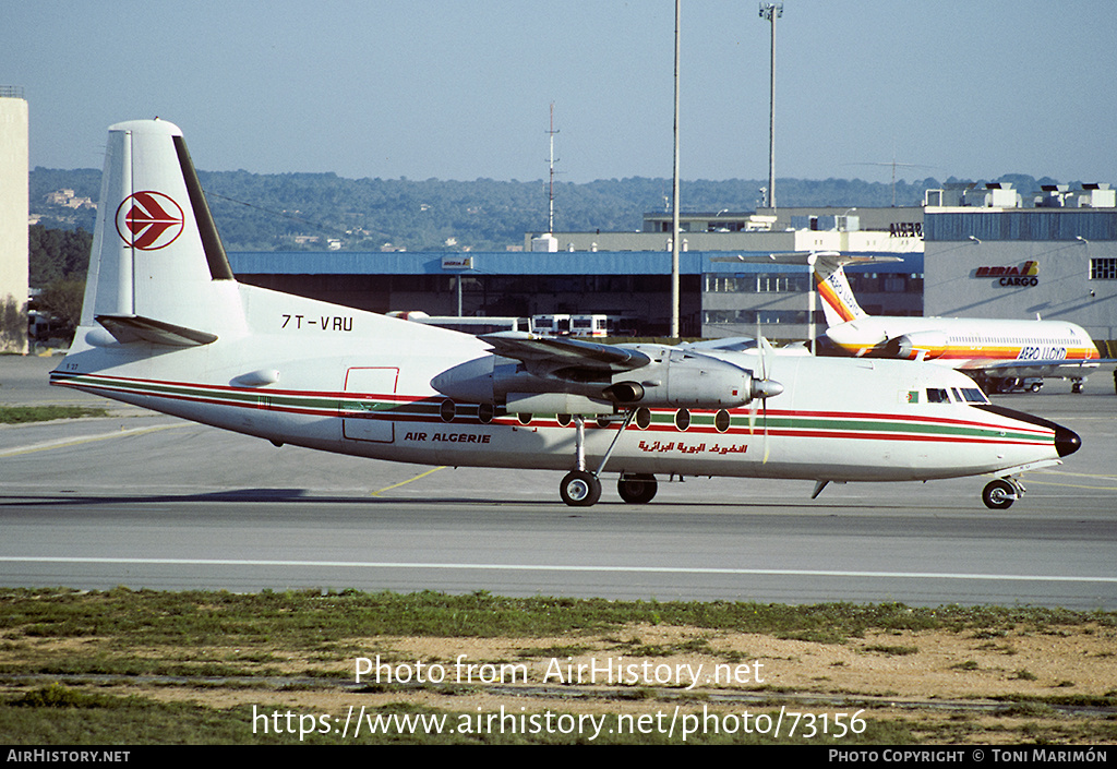 Aircraft Photo of 7T-VRU | Fokker F27-400M Troopship | Air Algérie | AirHistory.net #73156