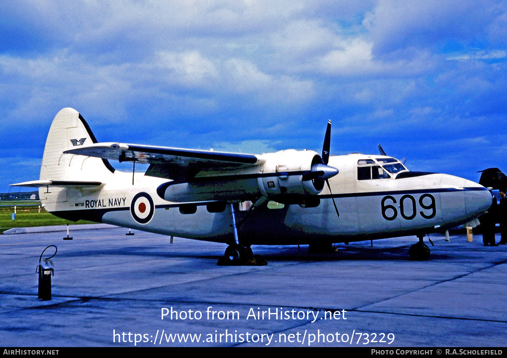 Aircraft Photo of WM756 | Percival P.57 Sea Prince C.2 | UK - Navy | AirHistory.net #73229