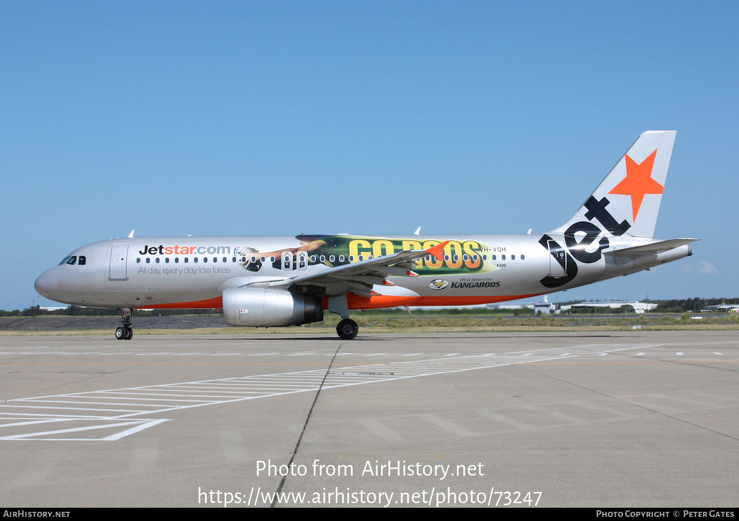 Aircraft Photo of VH-VQH | Airbus A320-232 | Jetstar Airways | AirHistory.net #73247