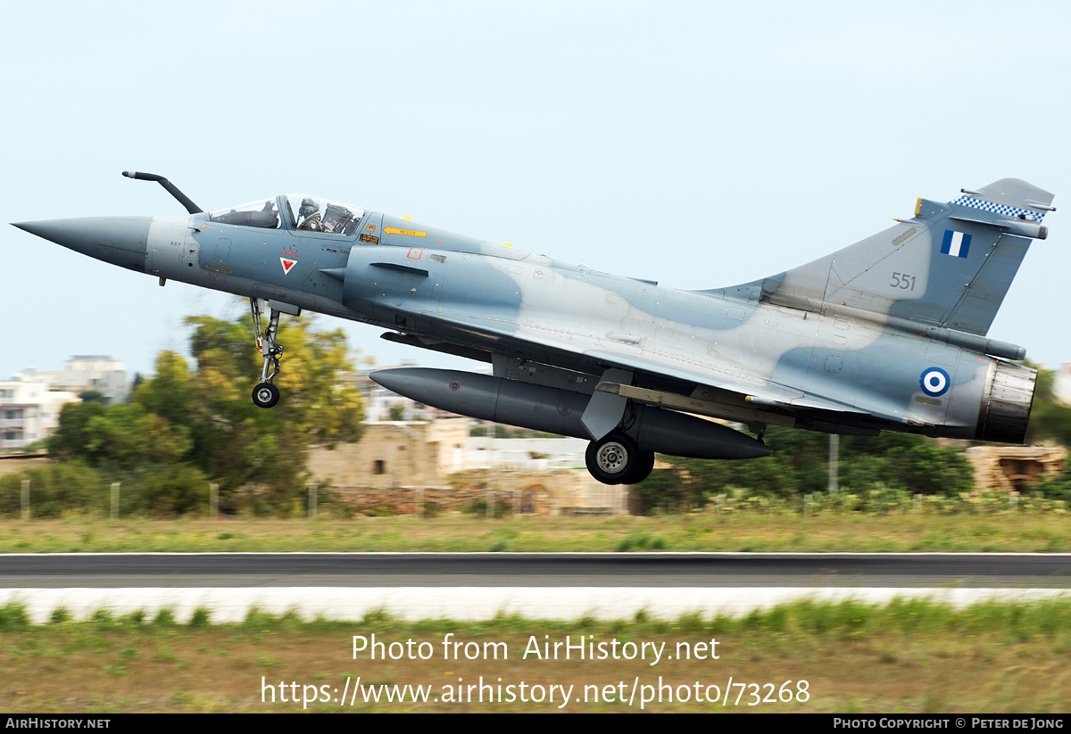 Aircraft Photo of 551 | Dassault Mirage 2000-5EG | Greece - Air Force | AirHistory.net #73268