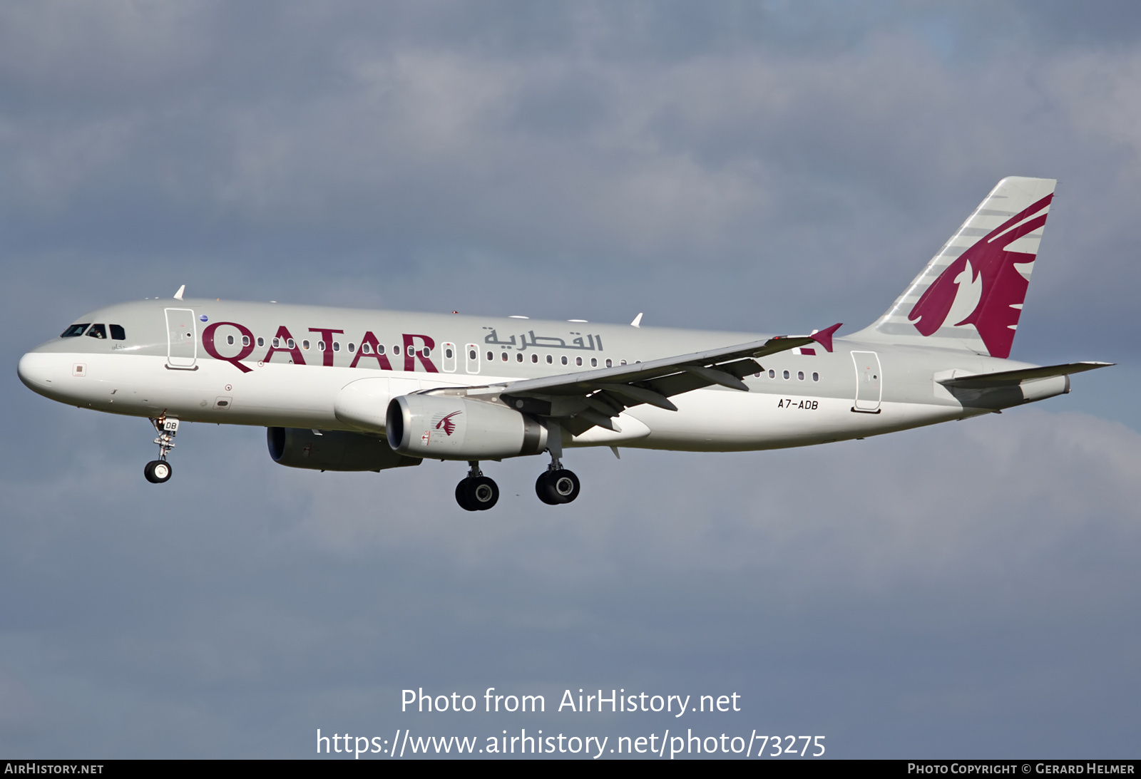 Aircraft Photo of A7-ADB | Airbus A320-232 | Qatar Airways | AirHistory.net #73275