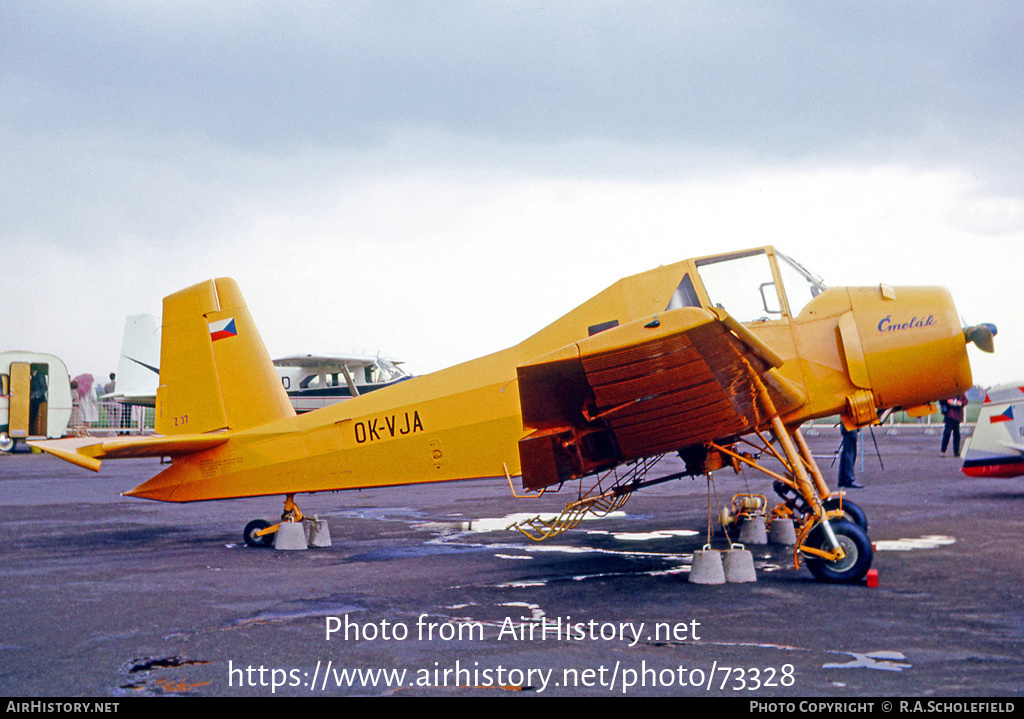 Aircraft Photo of OK-VJA | Zlin Z-37 Cmelak | AirHistory.net #73328