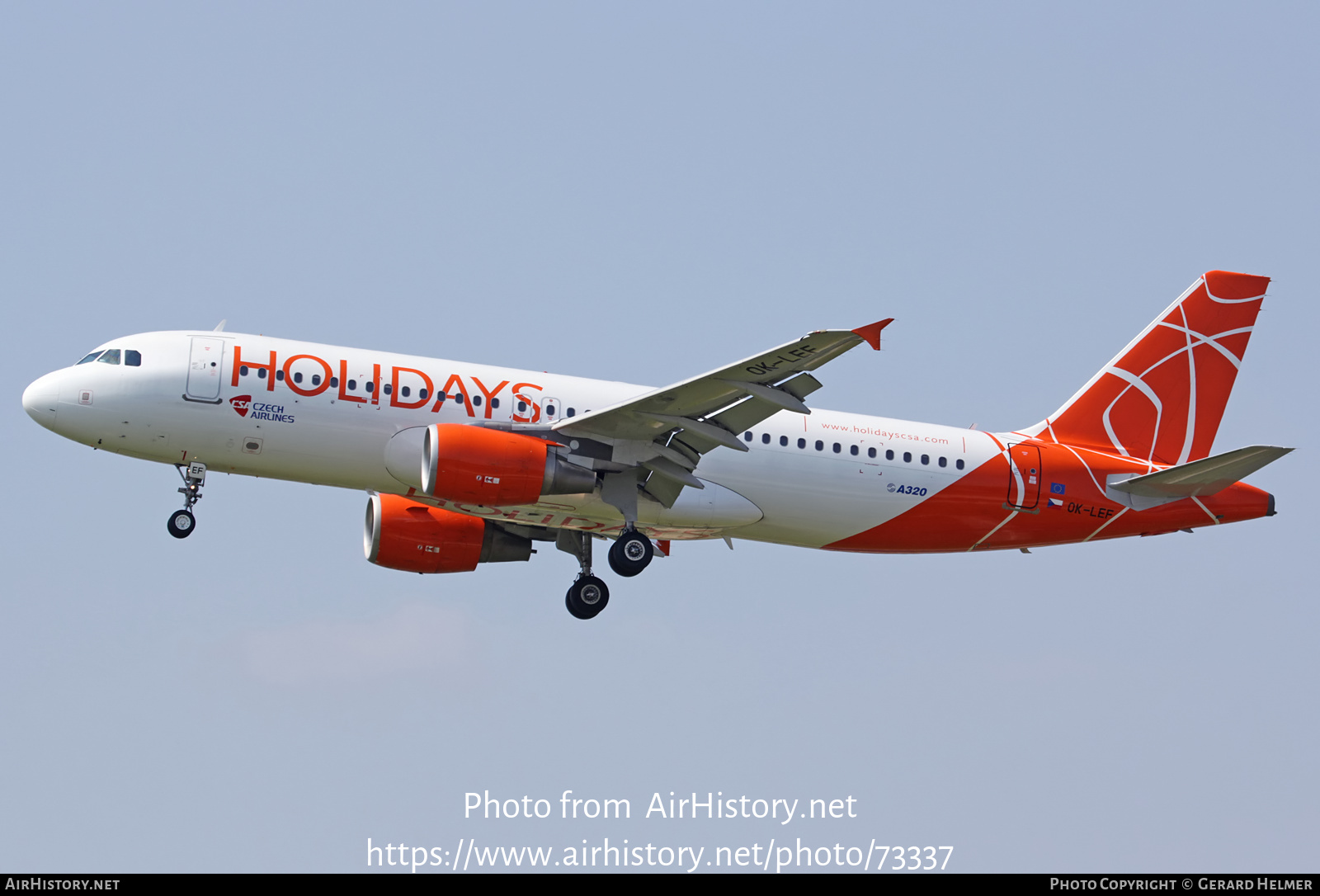 Aircraft Photo of OK-LEF | Airbus A320-214 | Holidays Czech Airlines | AirHistory.net #73337