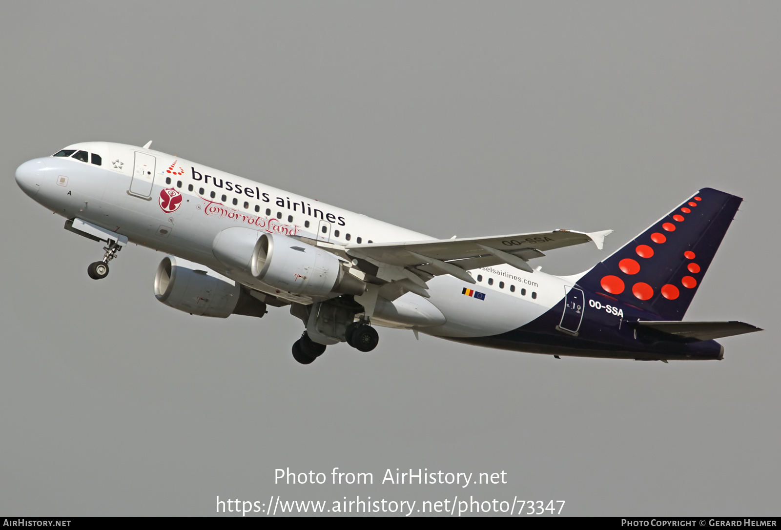 Aircraft Photo of OO-SSA | Airbus A319-111 | Brussels Airlines | AirHistory.net #73347