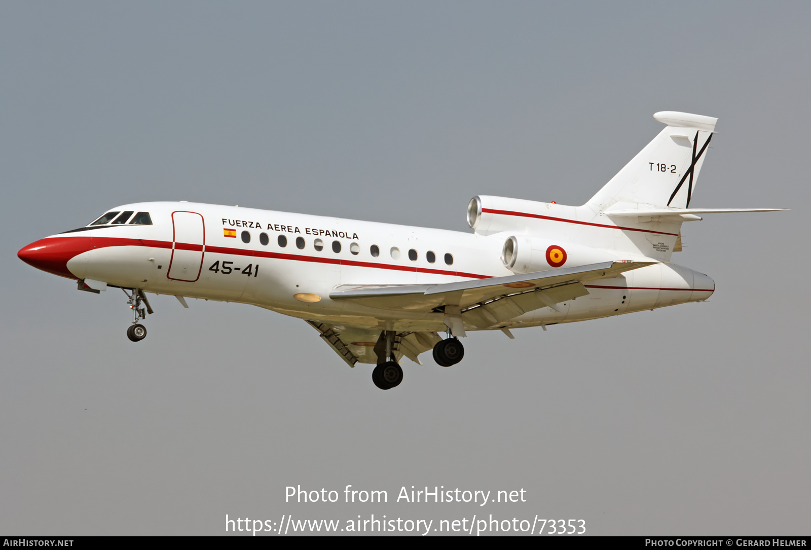 Aircraft Photo of T18-2 | Dassault Falcon 900B | Spain - Air Force | AirHistory.net #73353