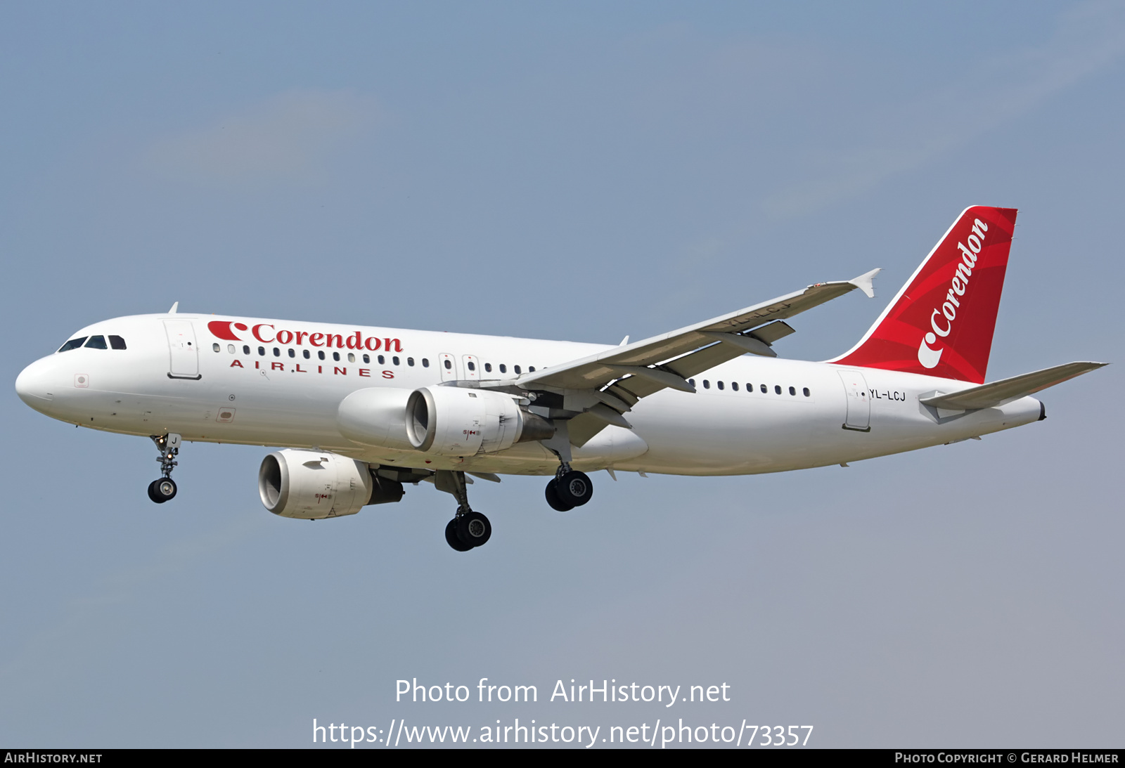 Aircraft Photo of YL-LCJ | Airbus A320-212 | Corendon Airlines | AirHistory.net #73357