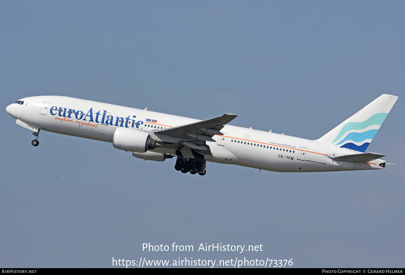 Aircraft Photo of CS-TFM | Boeing 777-212/ER | Euro Atlantic Airways | AirHistory.net #73376