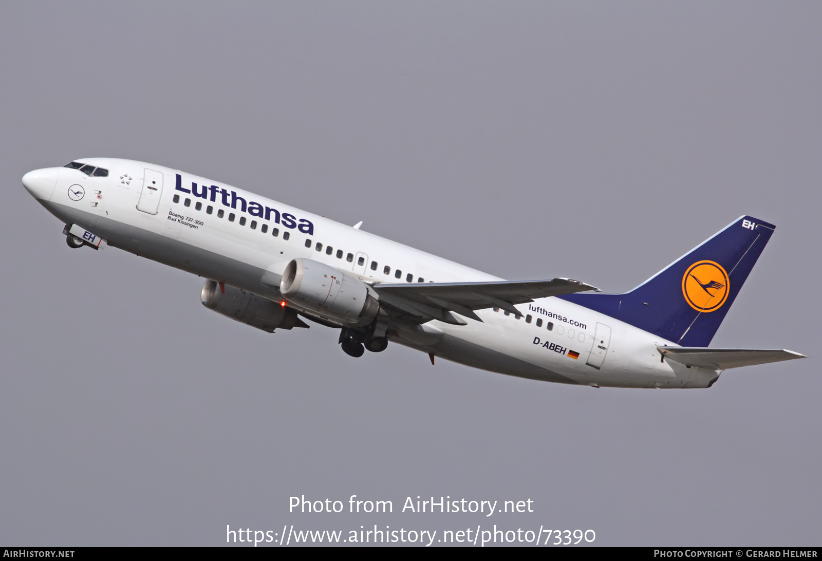 Aircraft Photo of D-ABEH | Boeing 737-330 | Lufthansa | AirHistory.net #73390