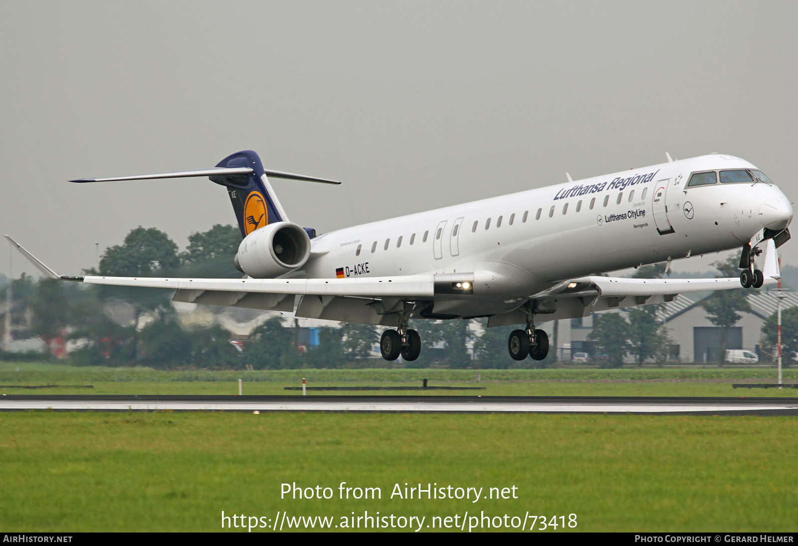 Aircraft Photo of D-ACKE | Bombardier CRJ-900ER (CL-600-2D24) | Lufthansa Regional | AirHistory.net #73418