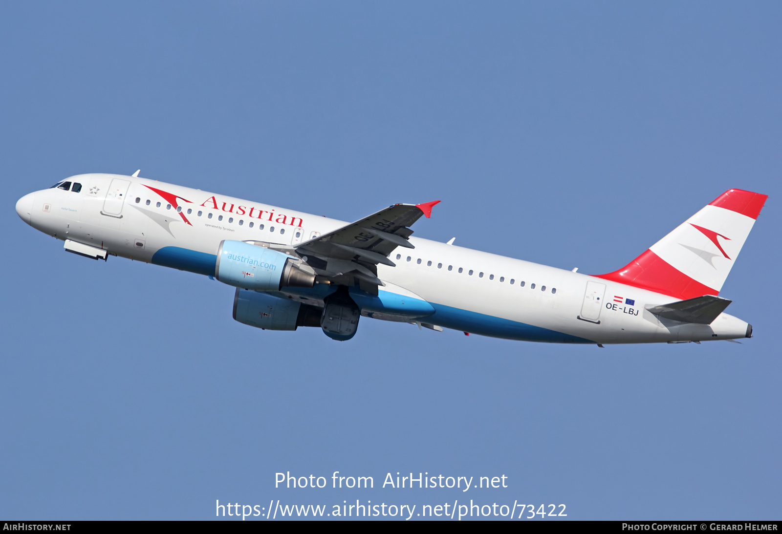 Aircraft Photo of OE-LBJ | Airbus A320-214 | Austrian Airlines | AirHistory.net #73422