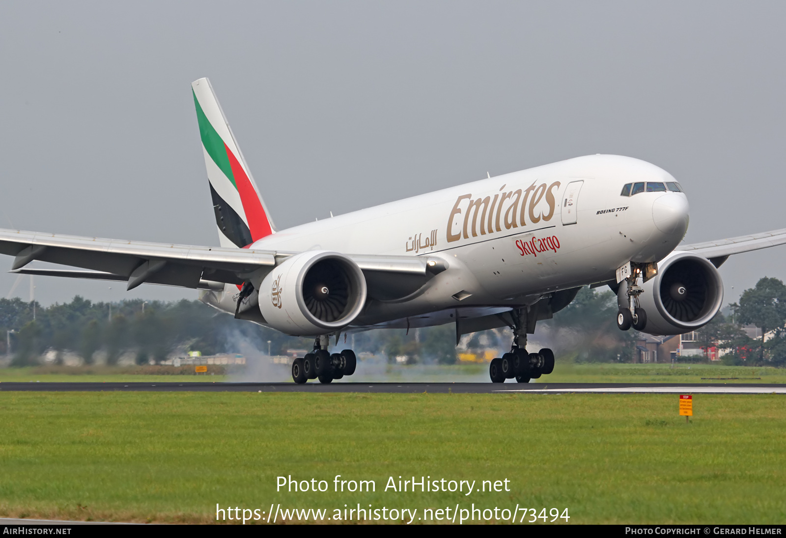 Aircraft Photo of A6-EFG | Boeing 777-F1H | Emirates SkyCargo | AirHistory.net #73494