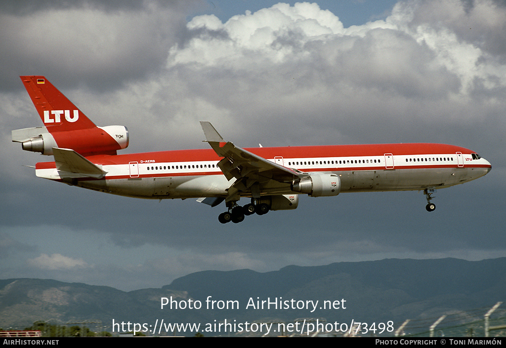 Aircraft Photo of D-AERB | McDonnell Douglas MD-11 | LTU - Lufttransport-Unternehmen | AirHistory.net #73498