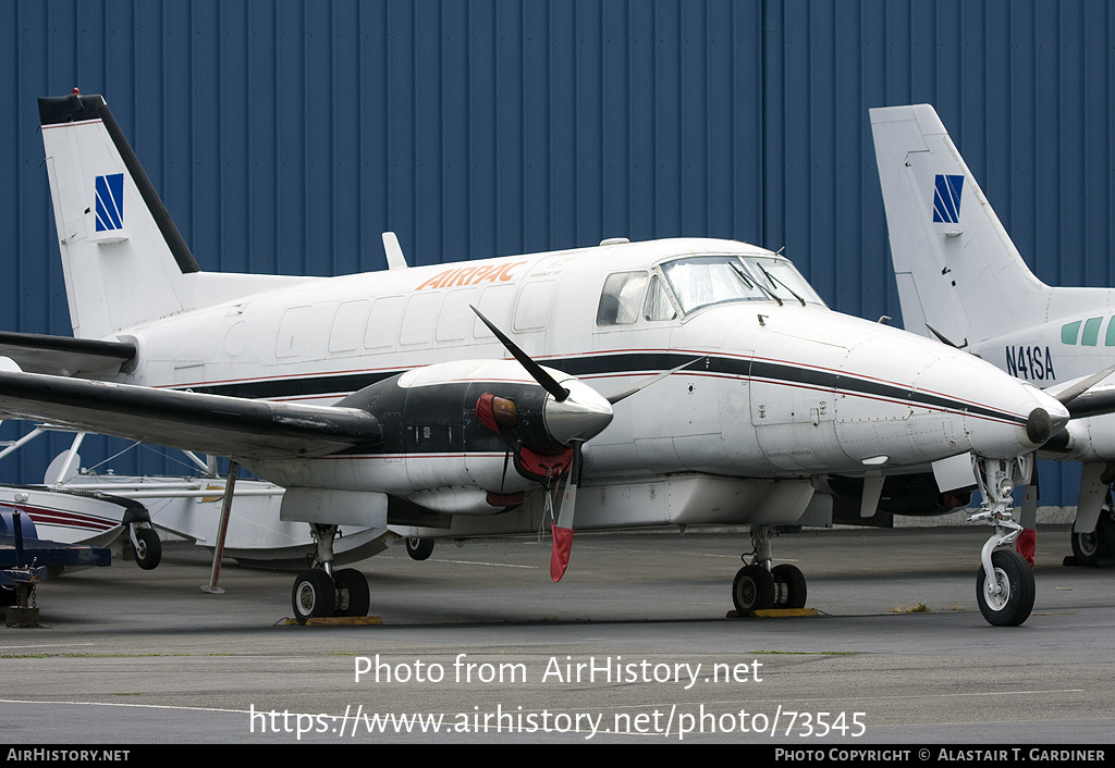 Aircraft Photo of N2880A | Beech 99 Airliner | Airpac Airlines | AirHistory.net #73545