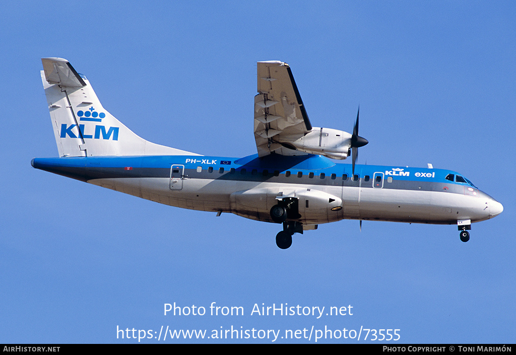 Aircraft Photo of PH-XLK | ATR ATR-42-320 | KLM Exel | AirHistory.net #73555