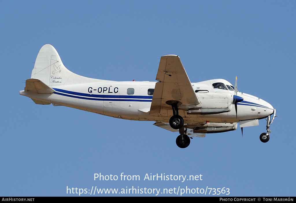 Aircraft Photo of G-OPLC | De Havilland D.H. 104 Dove 8 | Columba Aviation | AirHistory.net #73563