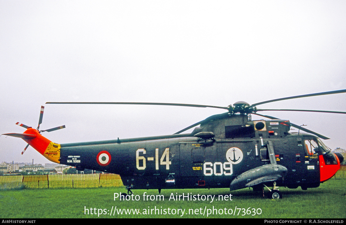 Aircraft Photo of MM5016N | Agusta SH-3D Sea King (AS-61) | Italy - Navy | AirHistory.net #73630