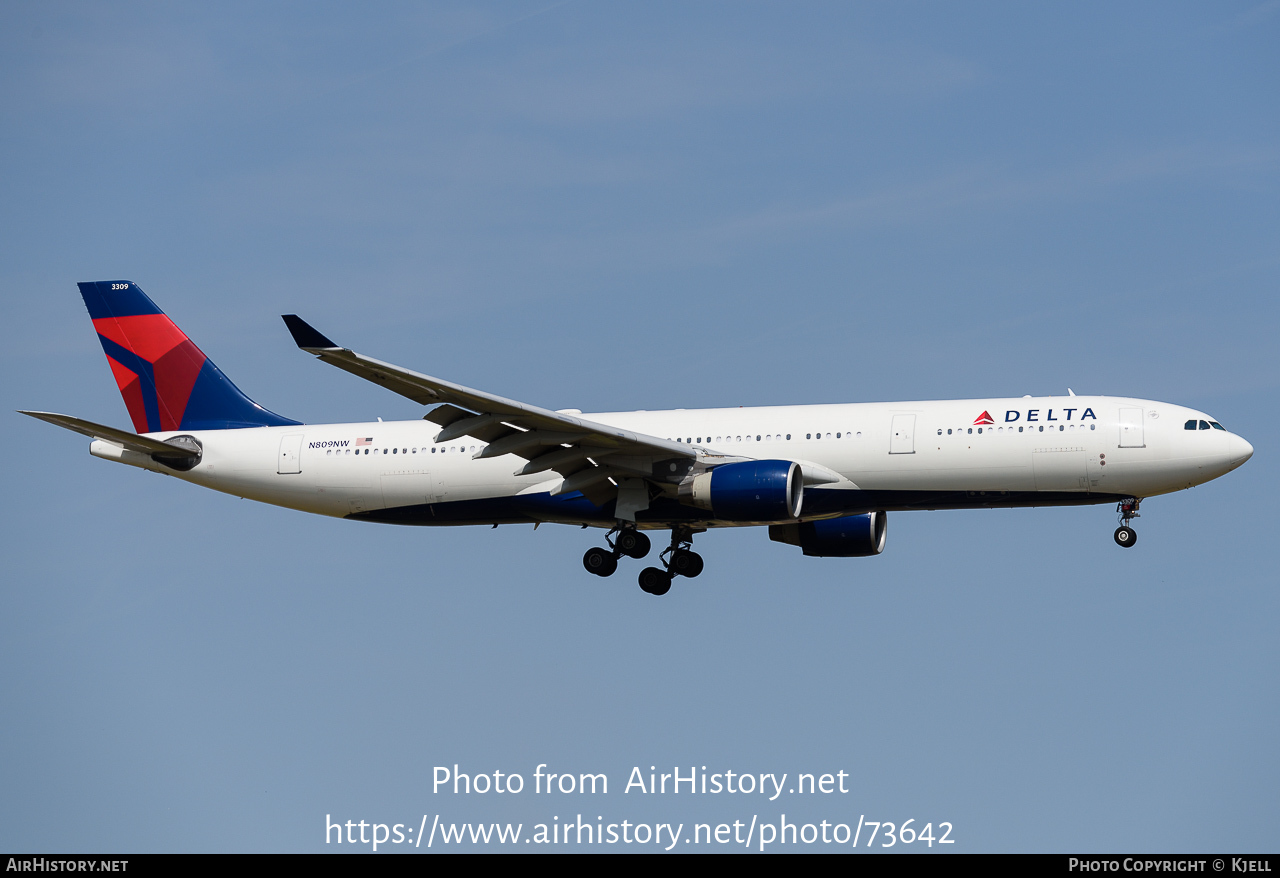 Aircraft Photo of N809NW | Airbus A330-323 | Delta Air Lines | AirHistory.net #73642