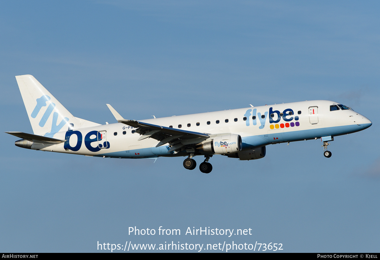 Aircraft Photo of G-FBJJ | Embraer 175STD (ERJ-170-200STD) | Flybe | AirHistory.net #73652