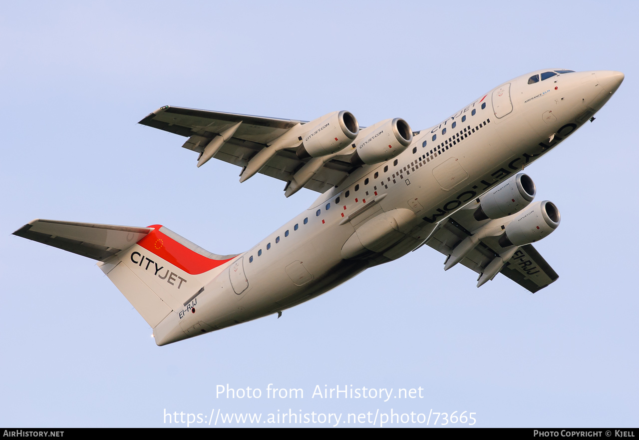 Aircraft Photo of EI-RJJ | British Aerospace Avro 146-RJ85 | CityJet | AirHistory.net #73665