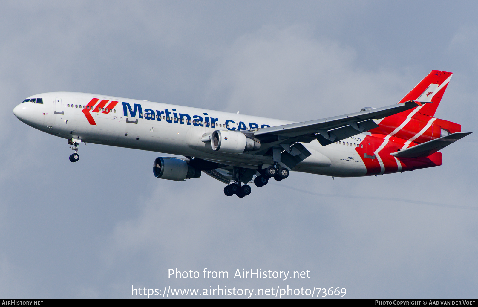 Aircraft Photo of PH-MCR | McDonnell Douglas MD-11CF | Martinair Cargo | AirHistory.net #73669