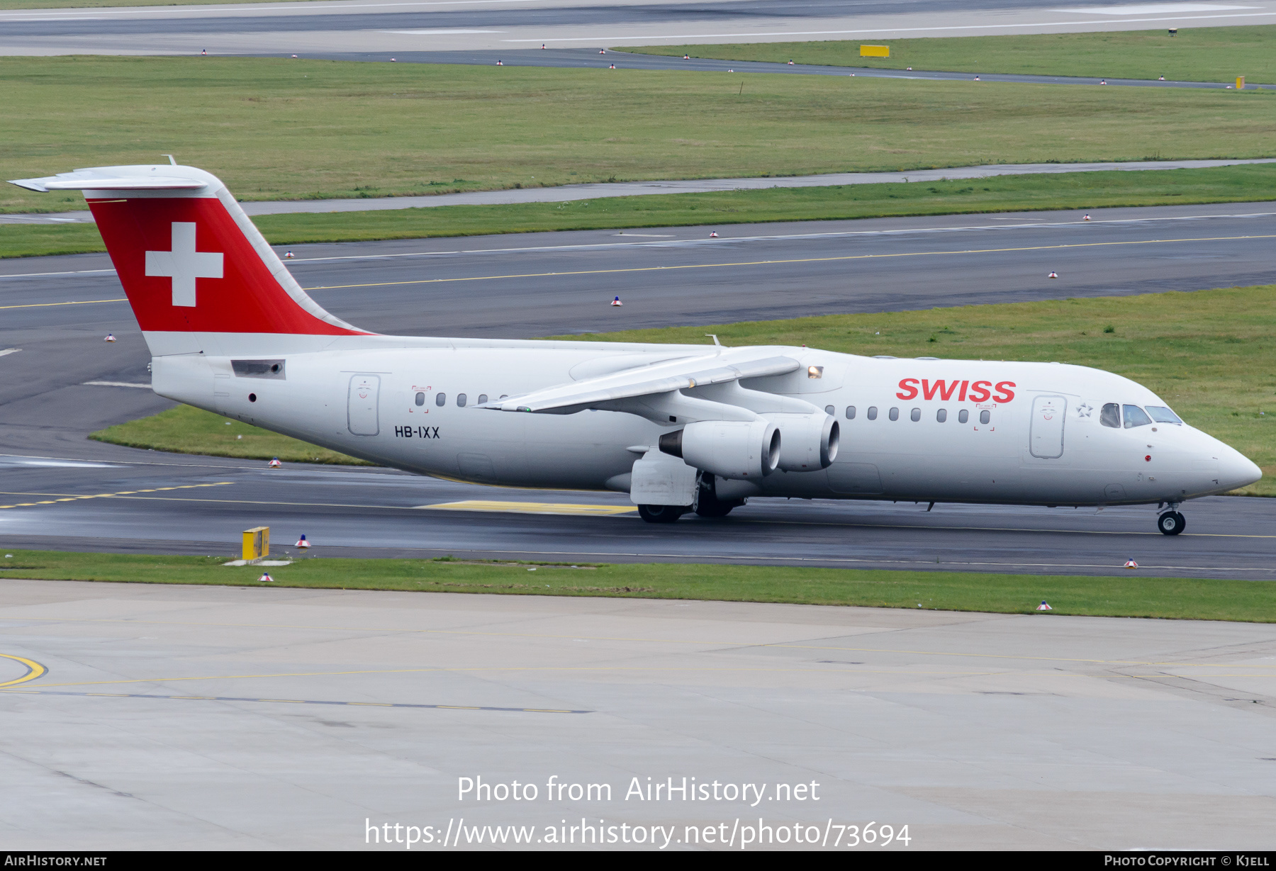 Aircraft Photo of HB-IXX | BAE Systems Avro 146-RJ100 | Swiss International Air Lines | AirHistory.net #73694