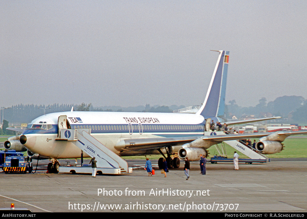 Aircraft Photo of OO-TED | Boeing 707-131 | TEA - Trans European Airways | AirHistory.net #73707