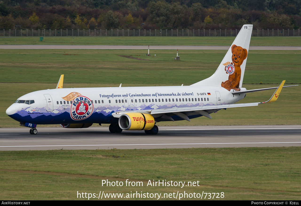 Aircraft Photo of D-AHFR | Boeing 737-8K5 | TUIfly | AirHistory.net #73728